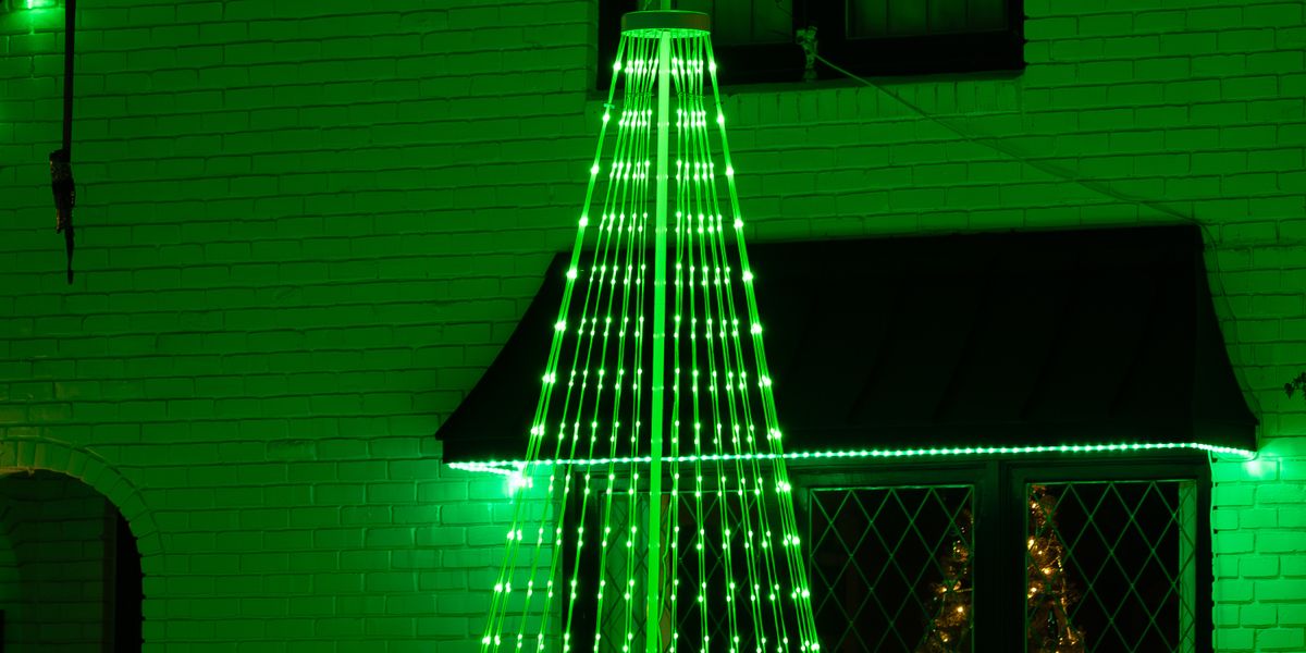 Weihnachtsprojektor Hauswand: LED, Laser und die Laserklasse